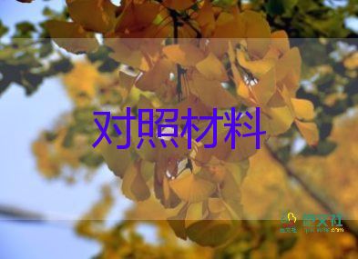 警示教育片個(gè)人對(duì)照材料8篇