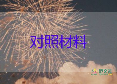 民主生活領(lǐng)導(dǎo)干部對照材料8篇