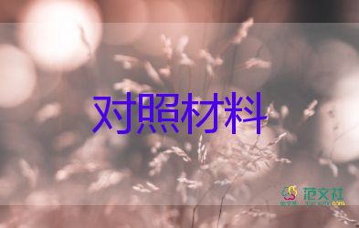 村黨支部檢查對(duì)照材料優(yōu)秀5篇