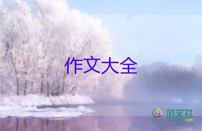 作文范文500字6篇